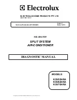 Electrolux KELVINATOR KSV53HRA Diagnostic Manual предпросмотр