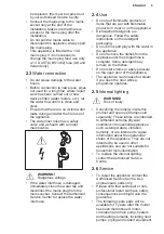 Preview for 5 page of Electrolux KESC7311L User Manual