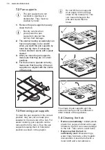 Preview for 14 page of Electrolux KGG6436W User Manual