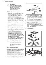 Preview for 10 page of Electrolux KGG64375K User Manual