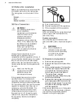 Preview for 8 page of Electrolux KGG6437W User Manual