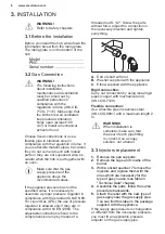 Preview for 8 page of Electrolux KGG95375K User Manual