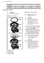 Preview for 14 page of Electrolux KGG95375K User Manual