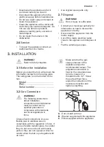 Preview for 7 page of Electrolux KGM64310X User Manual