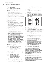 Preview for 14 page of Electrolux KGM64310X User Manual