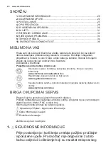 Preview for 20 page of Electrolux KGM64310X User Manual