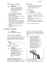 Предварительный просмотр 7 страницы Electrolux KGS6424K User Manual