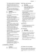 Preview for 7 page of Electrolux KGS6424W User Manual