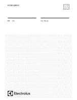 Preview for 1 page of Electrolux KGS6426SX User Manual