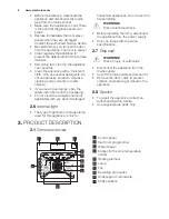 Preview for 6 page of Electrolux Kitchenette oven Profi-Steam EB SL70 User Manual