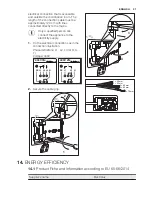 Preview for 37 page of Electrolux Kitchenette oven Profi-Steam EB SL70 User Manual