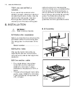 Preview for 16 page of Electrolux KIV6446 User Manual