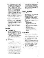 Предварительный просмотр 9 страницы Electrolux KM 8.. Assistent Operating Instructions Manual