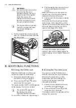 Preview for 16 page of Electrolux KOCDP60X User Manual