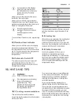 Preview for 17 page of Electrolux KOCDP60X User Manual