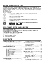 Preview for 2 page of Electrolux KOCDP77WX User Manual