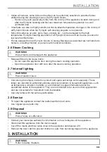 Preview for 9 page of Electrolux KOCDP77WX User Manual