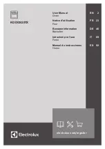 Preview for 1 page of Electrolux KODGS20TX User Manual