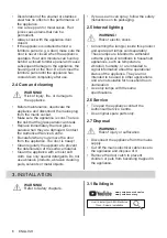 Preview for 6 page of Electrolux KODGS20TX User Manual