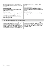 Preview for 22 page of Electrolux KODGS20TX User Manual