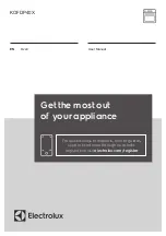 Preview for 1 page of Electrolux KOFDP40X User Manual