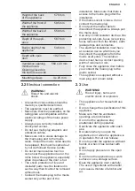 Preview for 5 page of Electrolux KOFDP40X User Manual