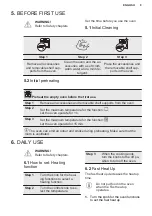 Preview for 9 page of Electrolux KOFDP40X User Manual