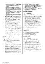 Preview for 6 page of Electrolux KOFEH40X User Manual