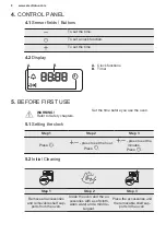 Preview for 8 page of Electrolux KOFEH70X User Manual