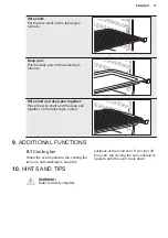 Preview for 13 page of Electrolux KOFEH70X User Manual