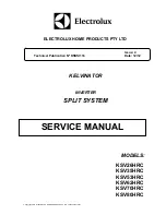 Предварительный просмотр 1 страницы Electrolux KSV26HRC Service Manual