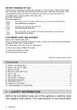 Preview for 2 page of Electrolux KT6400X User Manual