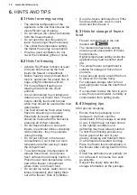 Preview for 12 page of Electrolux KUB1AF22W User Manual