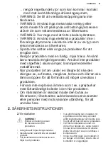 Preview for 21 page of Electrolux KUB1AF22W User Manual