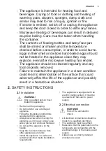 Preview for 5 page of Electrolux KVLDE40X User Manual