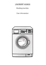 Electrolux Lavamat 60800 User Information предпросмотр