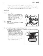 Предварительный просмотр 9 страницы Electrolux LAVAMAT 60840 L User Manual