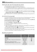 Preview for 14 page of Electrolux LAVAMAT 70850A User Manual