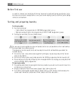 Preview for 8 page of Electrolux LAVATHERM 56840L User Manual