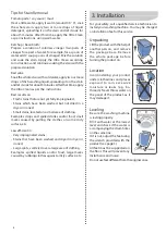 Предварительный просмотр 6 страницы Electrolux LBU15 Instruction Manual