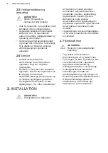 Preview for 6 page of Electrolux LCB3LE20W0 User Manual