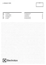 Preview for 1 page of Electrolux LCB3LE31W0 User Manual