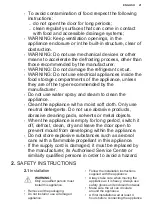 Preview for 21 page of Electrolux LCB3LE31W0 User Manual