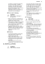 Preview for 23 page of Electrolux LCB3LE31W0 User Manual