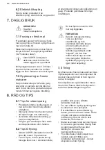 Preview for 62 page of Electrolux LCB3LE38W0 User Manual