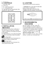 Предварительный просмотр 6 страницы Electrolux LFP216S User Manual