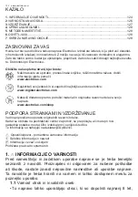 Предварительный просмотр 124 страницы Electrolux LFP216S User Manual