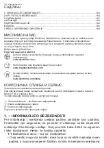 Предварительный просмотр 164 страницы Electrolux LFP216S User Manual