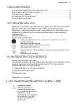 Предварительный просмотр 73 страницы Electrolux LFP226S User Manual