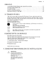 Предварительный просмотр 77 страницы Electrolux LFP226S User Manual